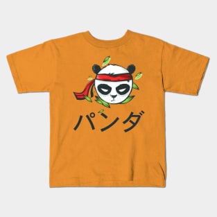 NINJA PANDA Kids T-Shirt